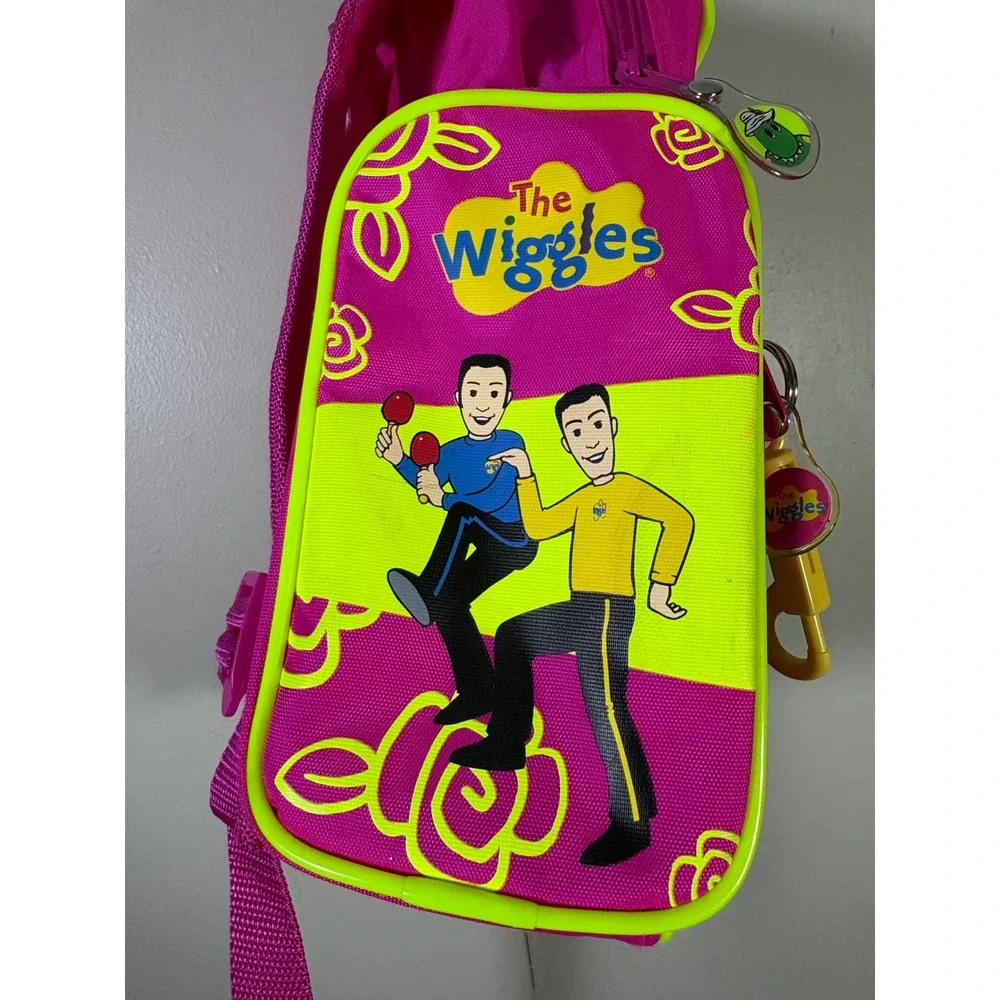 The Wiggles Dorothy the Dinosaur Backpack Pink Vtg Y2K 2004 Nostalgia whimsical
